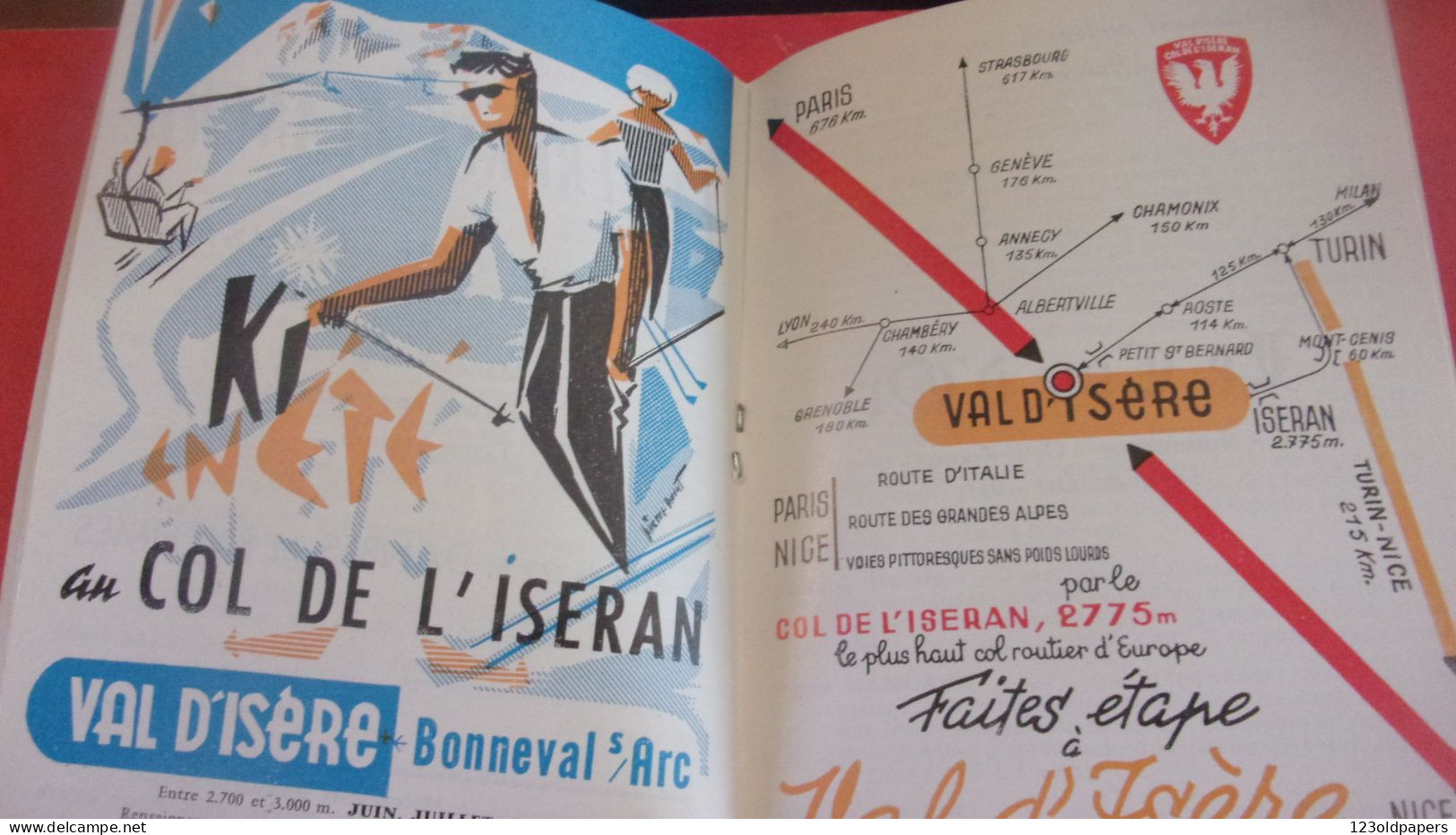DEPLIANT  1963 MARS LA SEMAINE A VAL D ISERE - Tourism Brochures