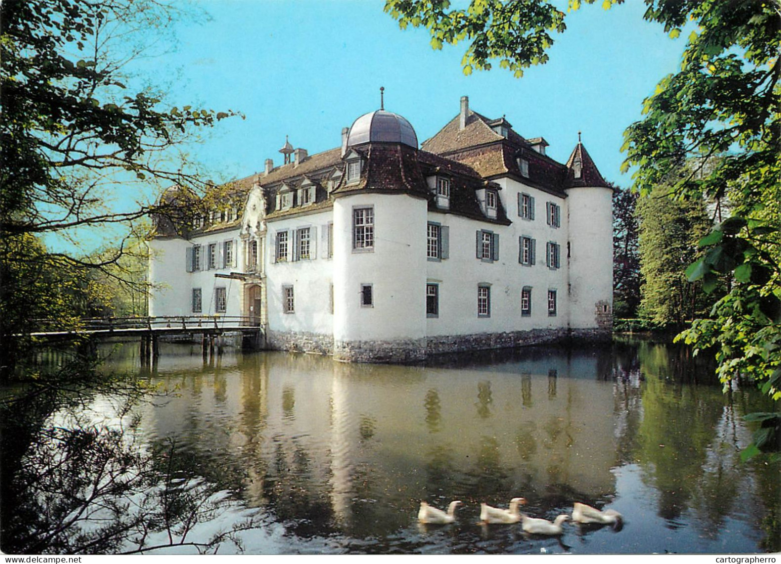 Switzerland Weiherschloss Bottmingen Bei Basel Restaurant Mit Gartenterrasse - Bottmingen