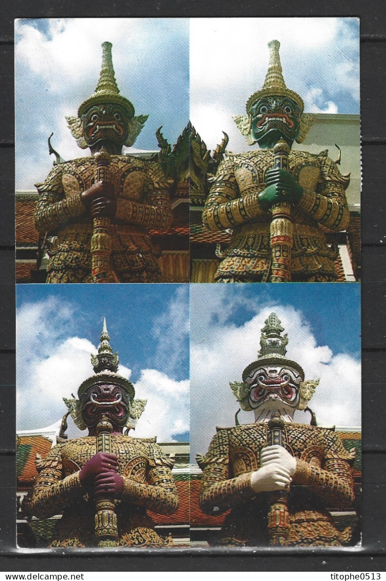 THAÏLANDE. Carte Postale Ayant Circulé En 1984. Temple Of The Emerald Buddha. - Thaïlande