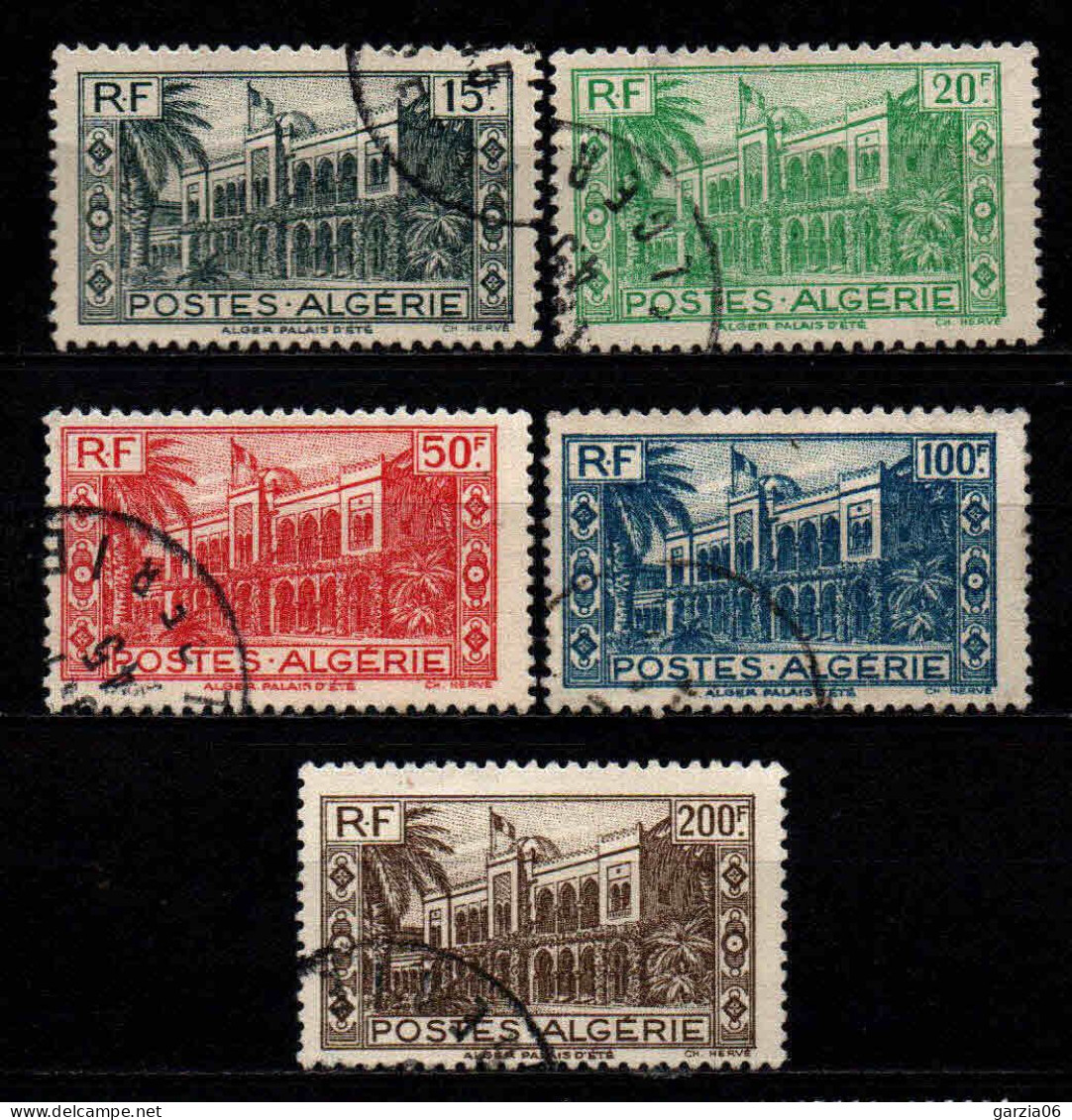 Algérie - 1944 -  Palais D' été    - N° 200 à 204 - Oblit  - Used - Used Stamps