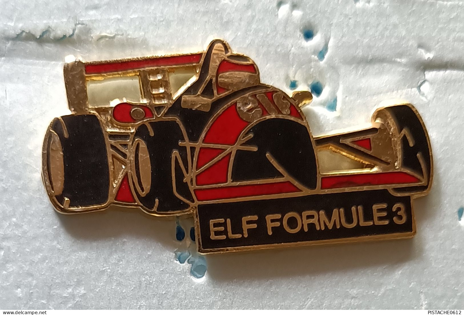 Pin's Auto ELF Formule 3 Signé EBC 92 - F1