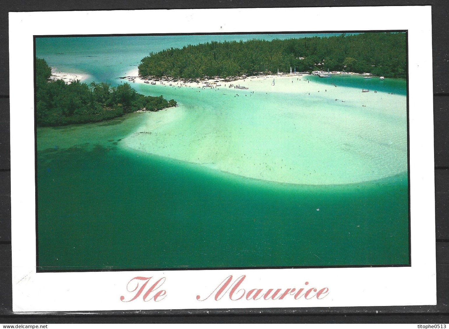 ILE MAURICE. Carte Postale Ayant Circulé. Ile Aux Cerfs. - Maurice