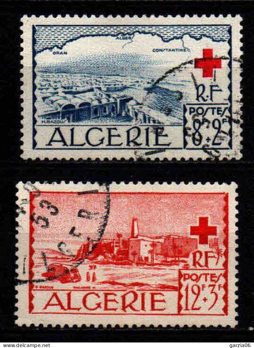 Algérie - 1952 - Croix Rouge    - N° - 300/301 -  Oblit  - Used - Oblitérés