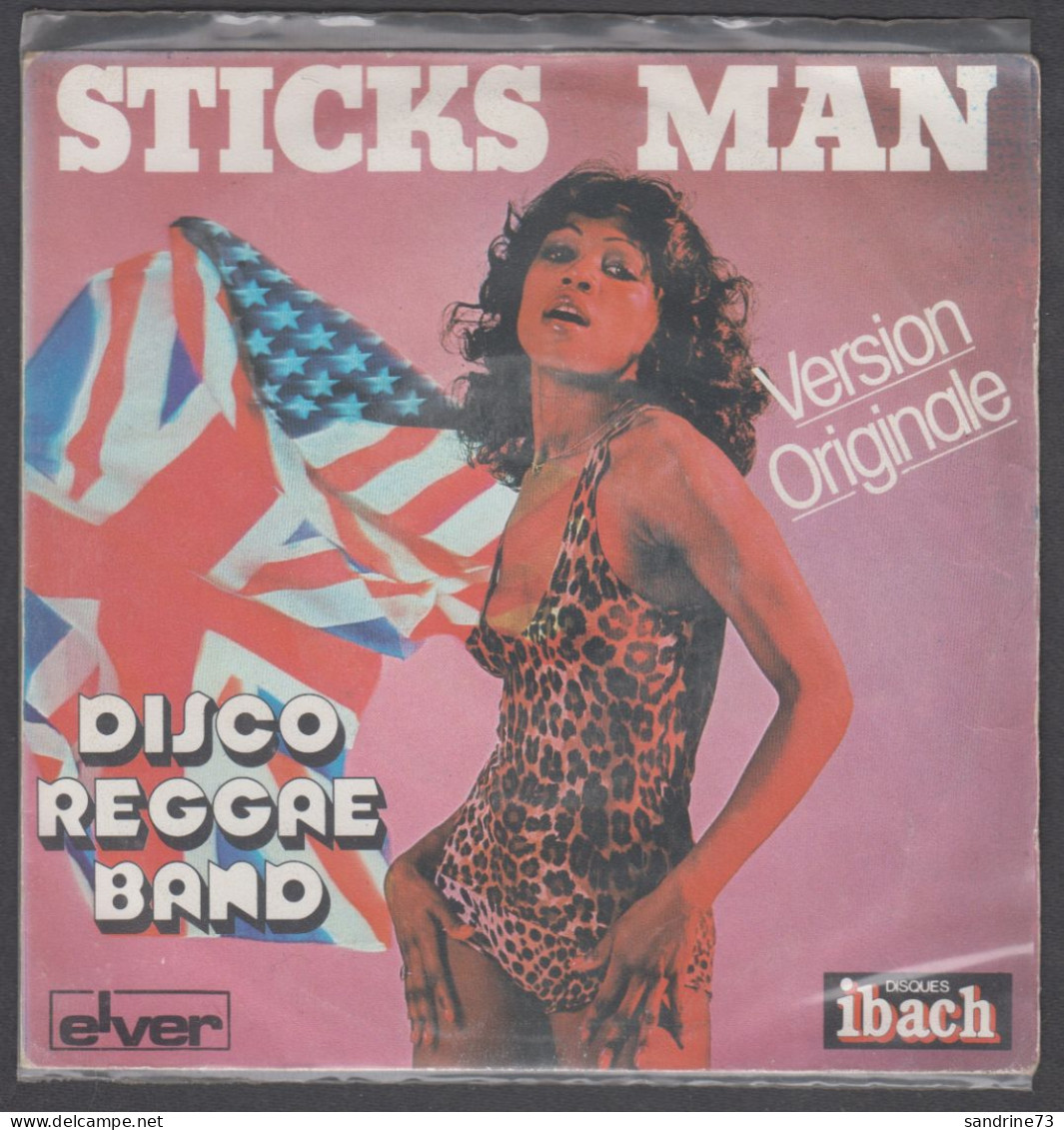 Disque Vinyle 45t - Disco Reggae Band - Sticks Man - Reggae