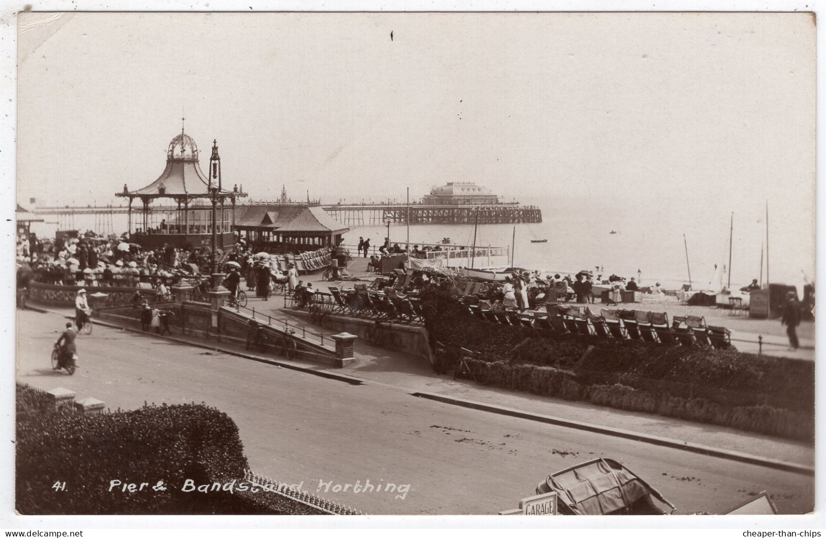 WORTHING - Pier & Bandstand - Camburn Wells Series 41 - Worthing