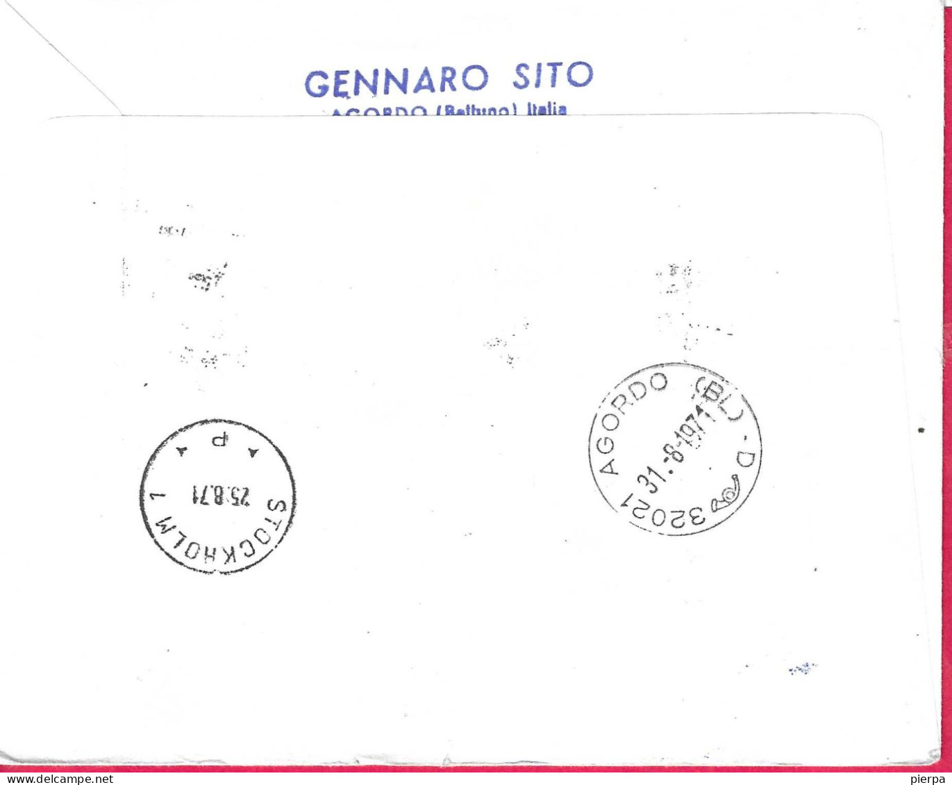 AUSTRIA - ERSTFLUG AUA MIT DC-9 - WIEN/COPENHAGEN/STOCKHOLM*21.3.1971* ON LARGE COVER - Erst- U. Sonderflugbriefe