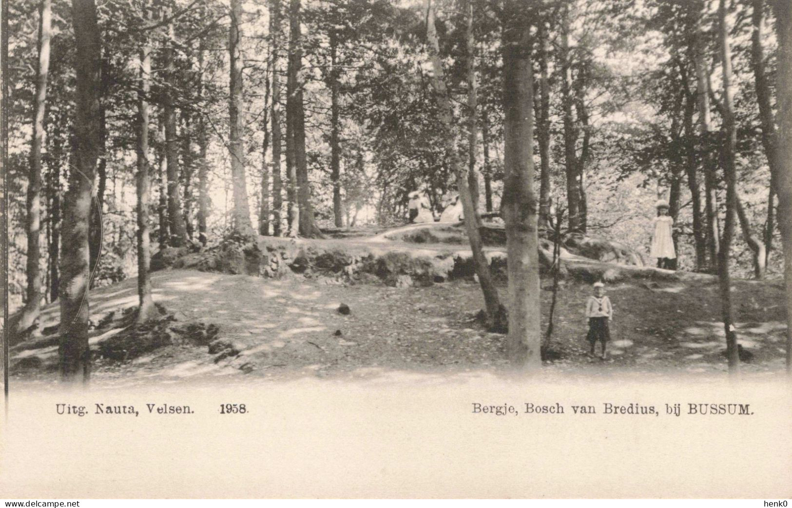 Bussum Bergje In Het Bosch Van Bredius ZW153 - Bussum