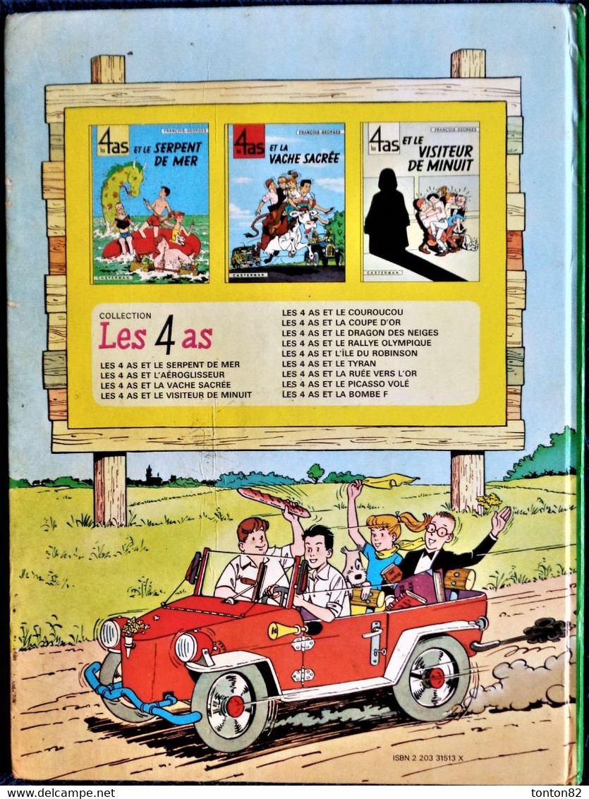 Chaulet / Craenhals - Les 4 As Et La Bombe F - Casterman - ( E.O. 1975 ) . - 4 As, Les