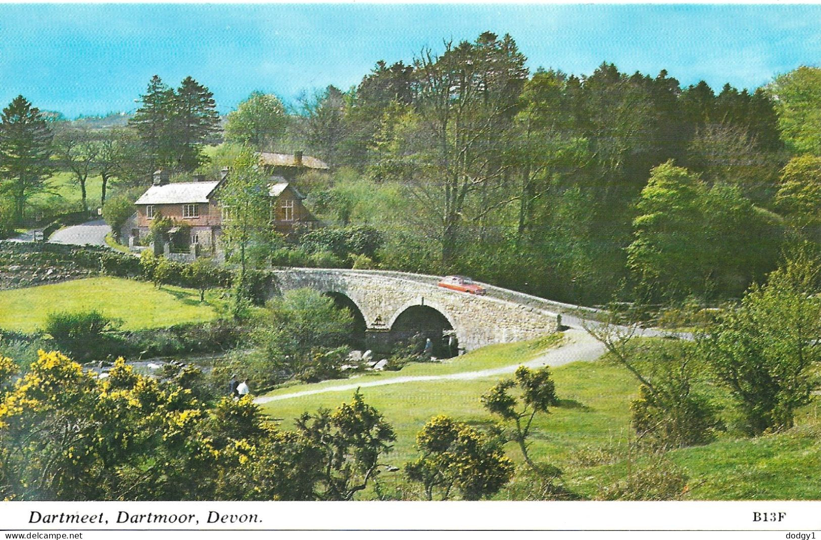 DARTMEET, DARTMOOR, DEVON, ENGLAND. UNUSED POSTCARD   Wt4 - Dartmoor