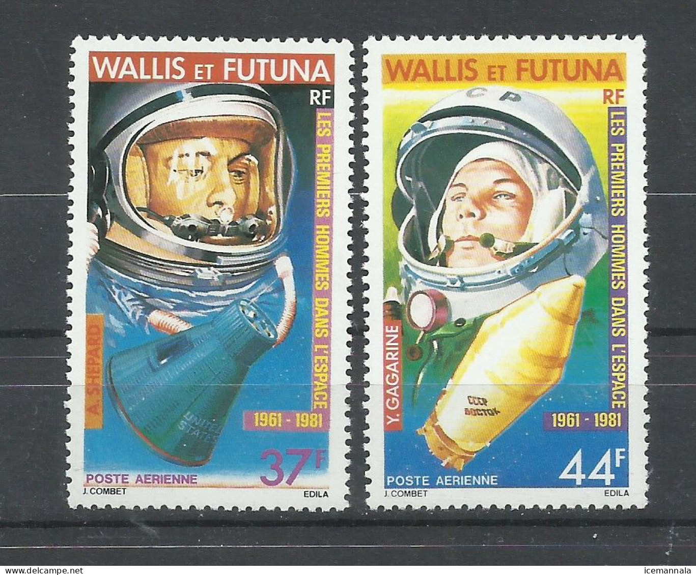 WALLIS  YVERT  AEREO   108/9     MNH  ** - Océanie