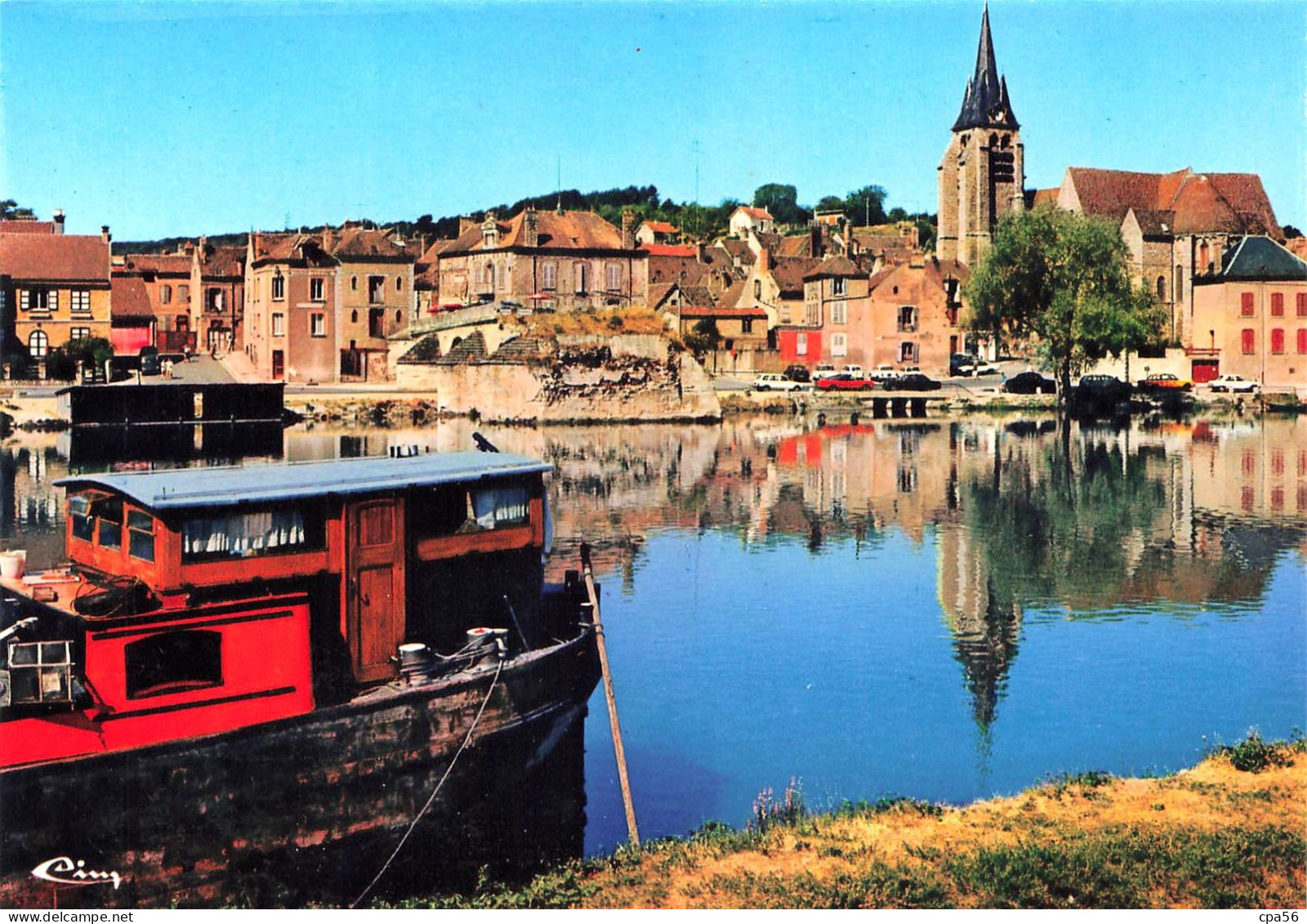 Un Lot De 3 Cartes Thème PÉNICHE - PONT Sur Yonne Et CONFLANS - Embarcaciones