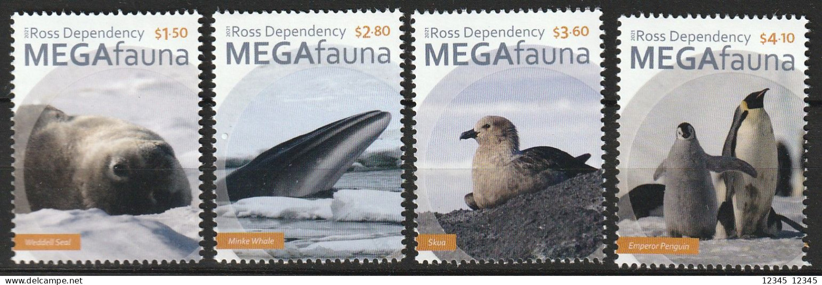 Ross 2021, Postfris MNH, Megafauna - Ongebruikt