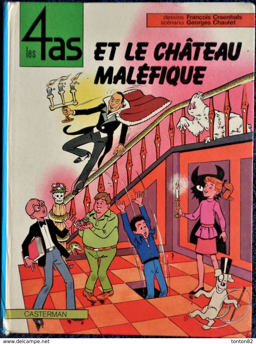 François Craenhals - Georges Chaulet - Les 4 As Et Le Château Maléfique - Casterman - ( E.O. 1982 ) . - 4 As, Les