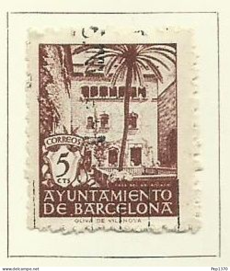 ESPAÑA 1945 - AYUNTAMIENTO DE BARCELONA - CASA DEL ARCEDIANO - EDIFIL 66 - Barcelona