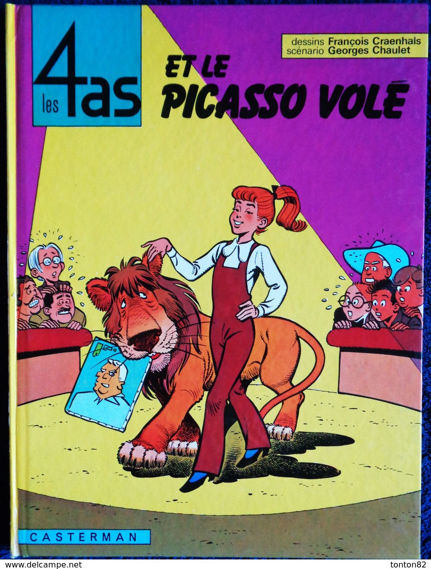 Les 4 As  N° 12 - Les 4 As Et Le Picasso Volé - Casterman - ( 1984 ) . - 4 As, Les
