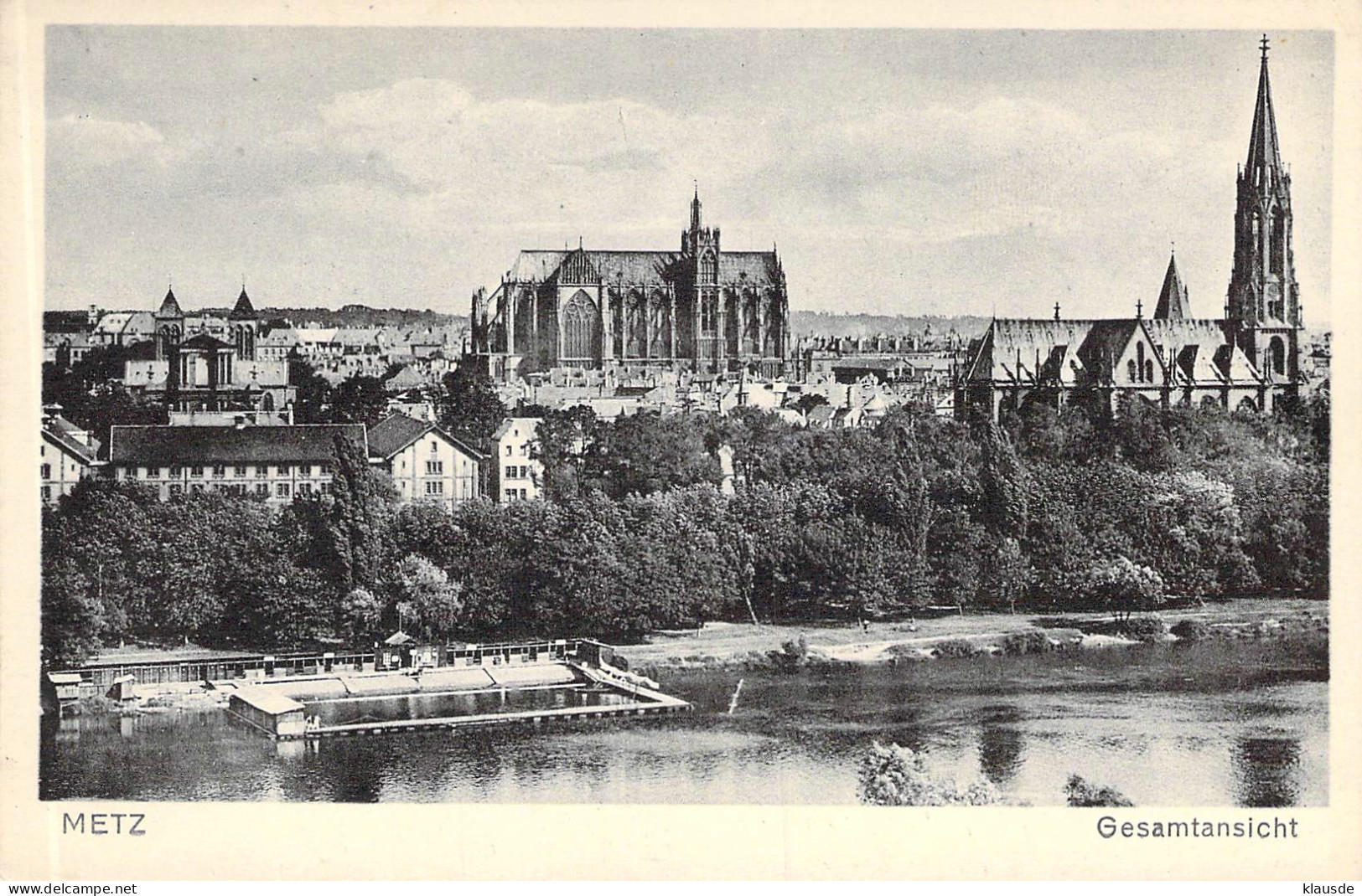 Metz - Gesamtansicht Blanc - Lothringen