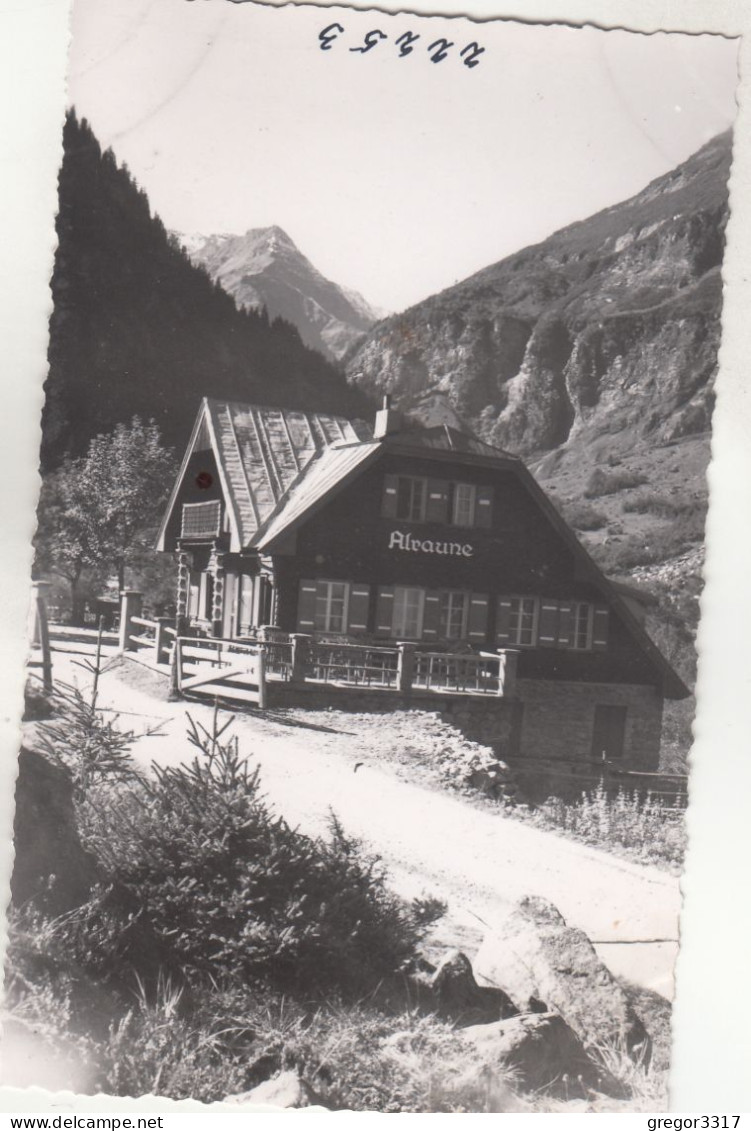 D3844) BÖCKSTEIN - Salzburg - Haus ALRAUNE - Am Weg ALT S/W AK - Böckstein