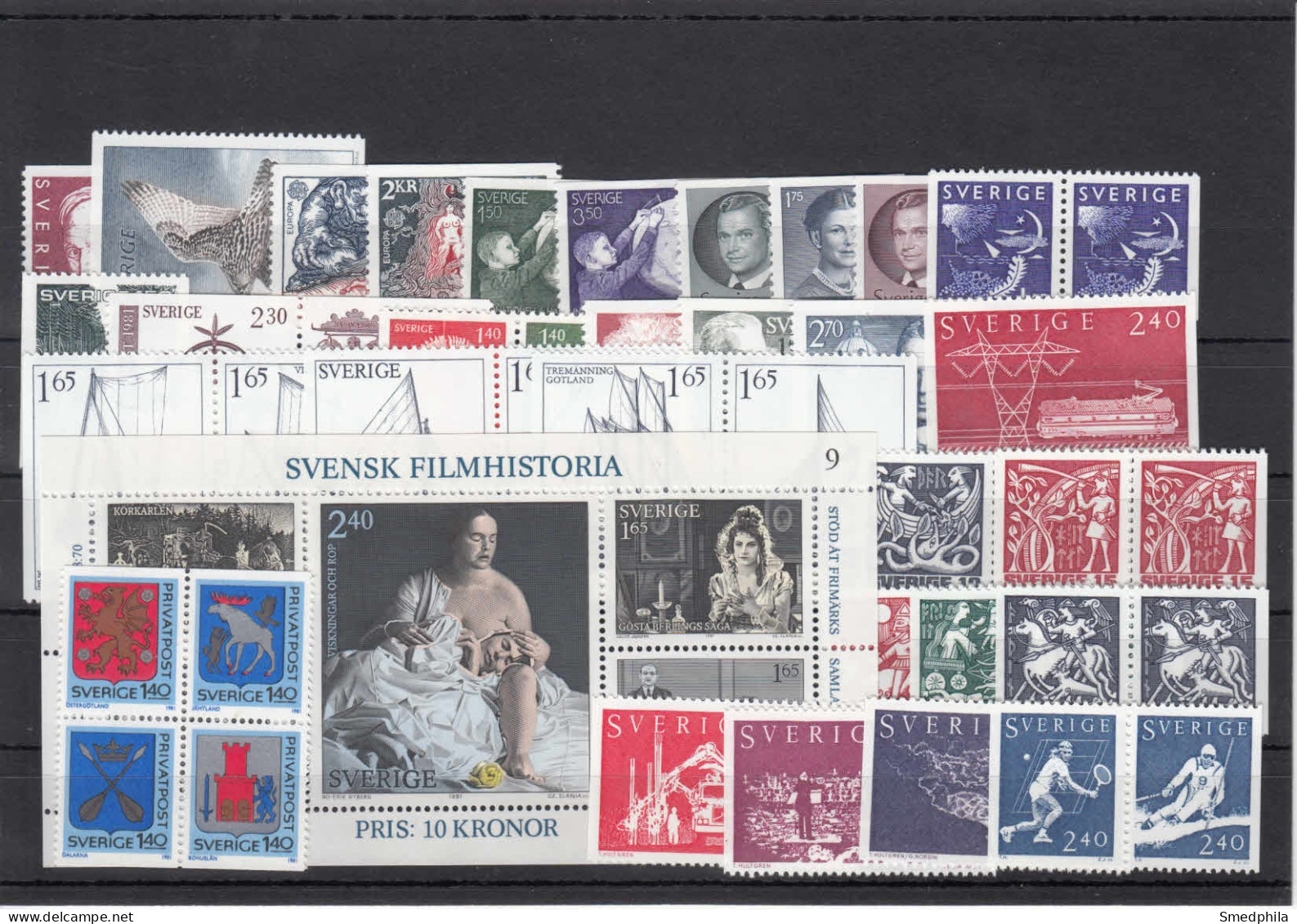 Sweden 1981 - Full Year MNH ** - Komplette Jahrgänge