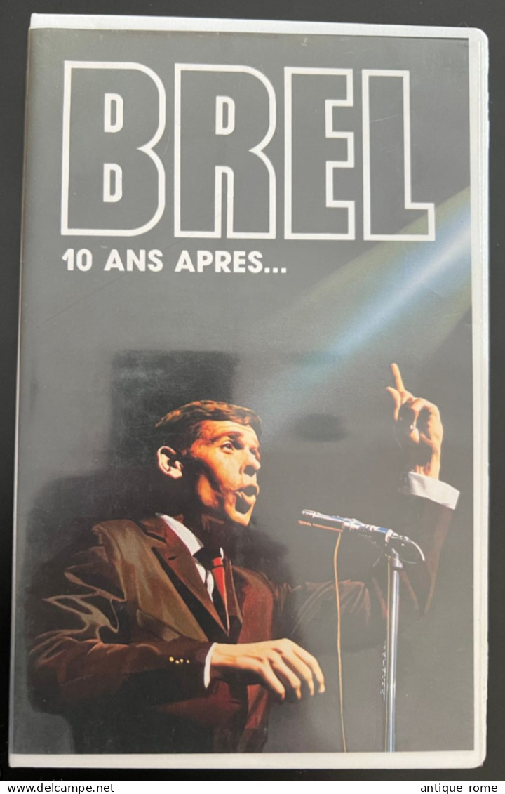 BREL_ 3x VHS De Concert En Parfait Etat - Concert En Muziek