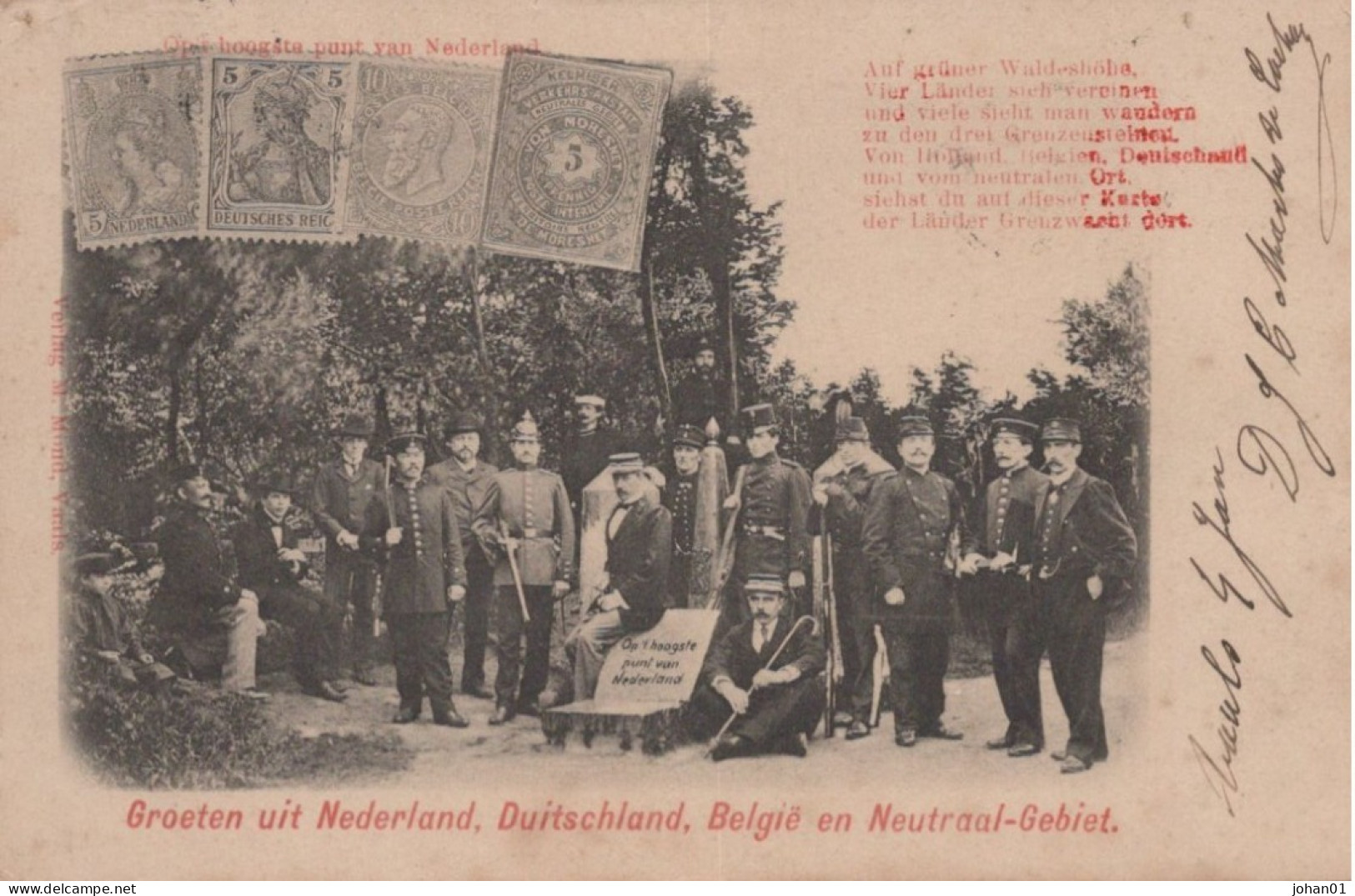 1900 -Vaals - Aken - Grenze - Grens - Kelmis - Vierlanderblick - Aachen - Neutral Gebiet - Moresnet - Vaals