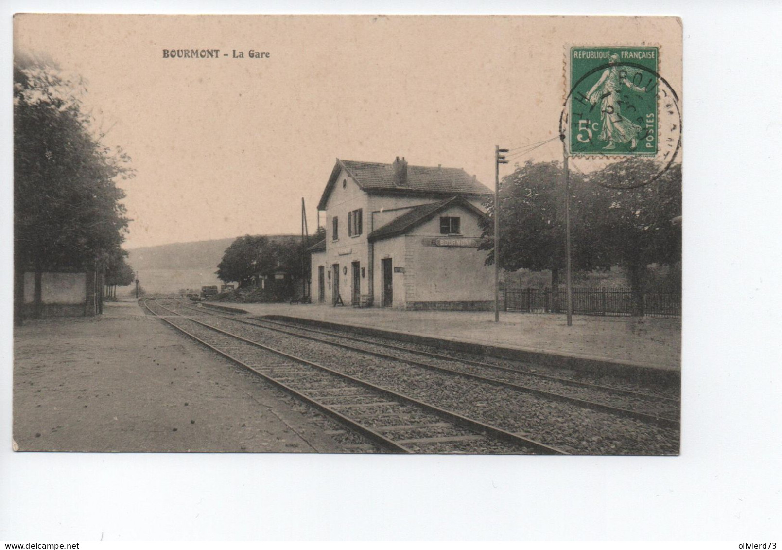 CPA - 52 - Bourmont - La Gare -  A VOIR - Bourmont