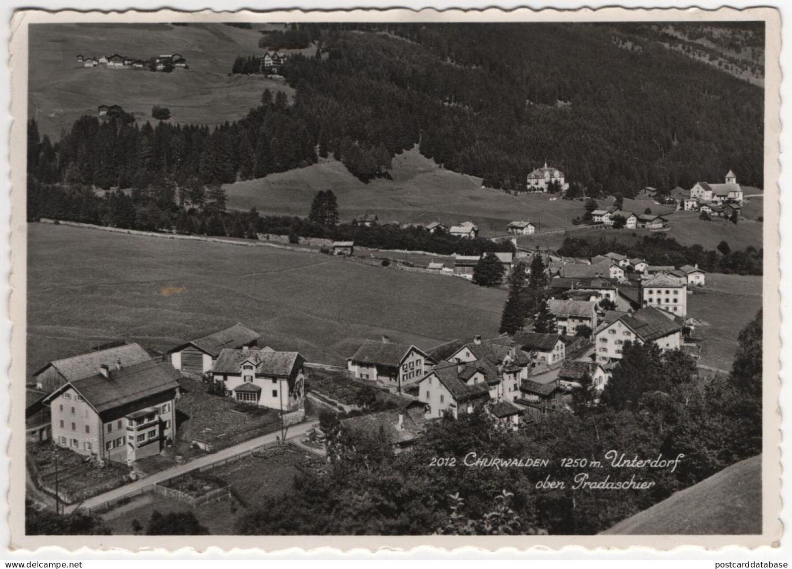 Churwalden - Unterdorf Oben Pradaschier - Churwalden