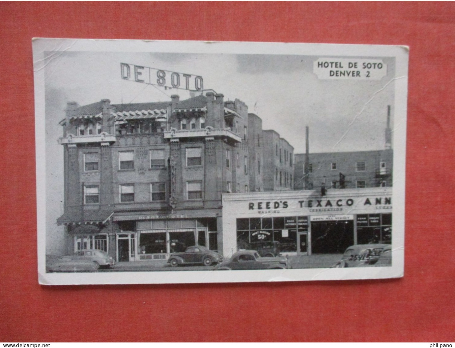 Reed's Texaco Station  Hotel De Soto  Denver  Colorado > Denver     Ref 6168 - Denver