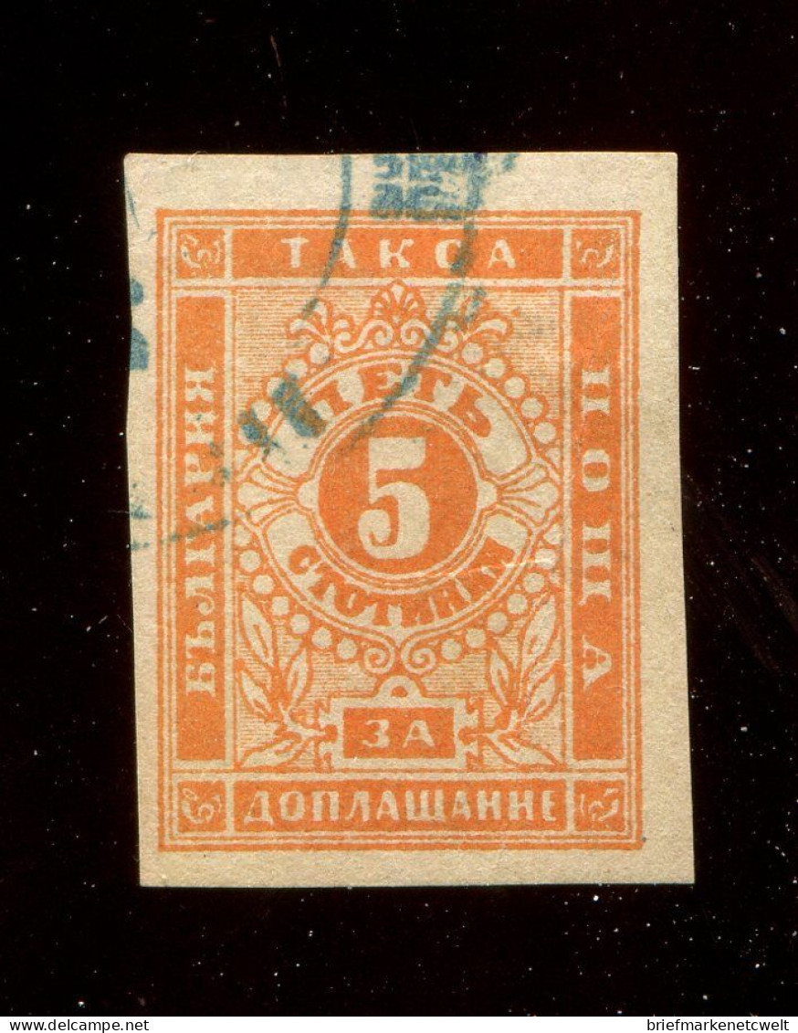 "BULGARIEN" 1885, Portomarke Mi. 4 Gestempelt (20033) - Postage Due