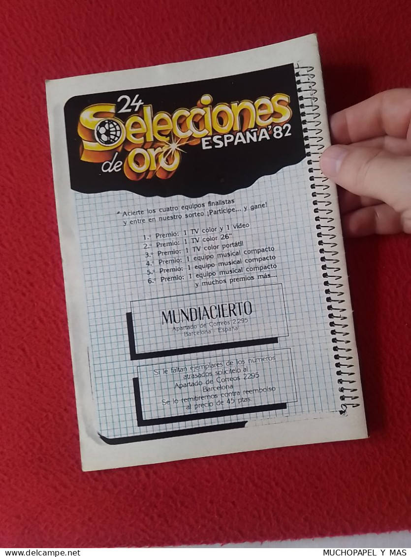 ANTIGUA REVISTA MAGAZINE FÚTBOL 24 SELECCIONES DE ORO ESPAÑA 82 Nº 16 IRLANDA DEL NORTE GEORGE BEST...NORTHERN IRELAND.. - [4] Temas