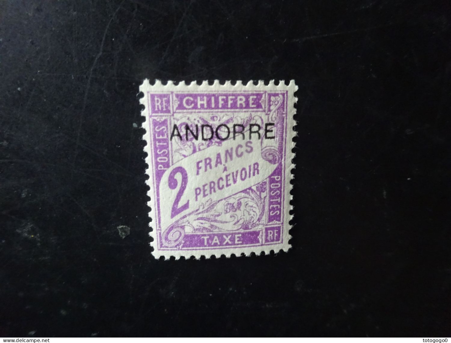 ANDORRE  TAXE N° 7  NEUF* - Ongebruikt