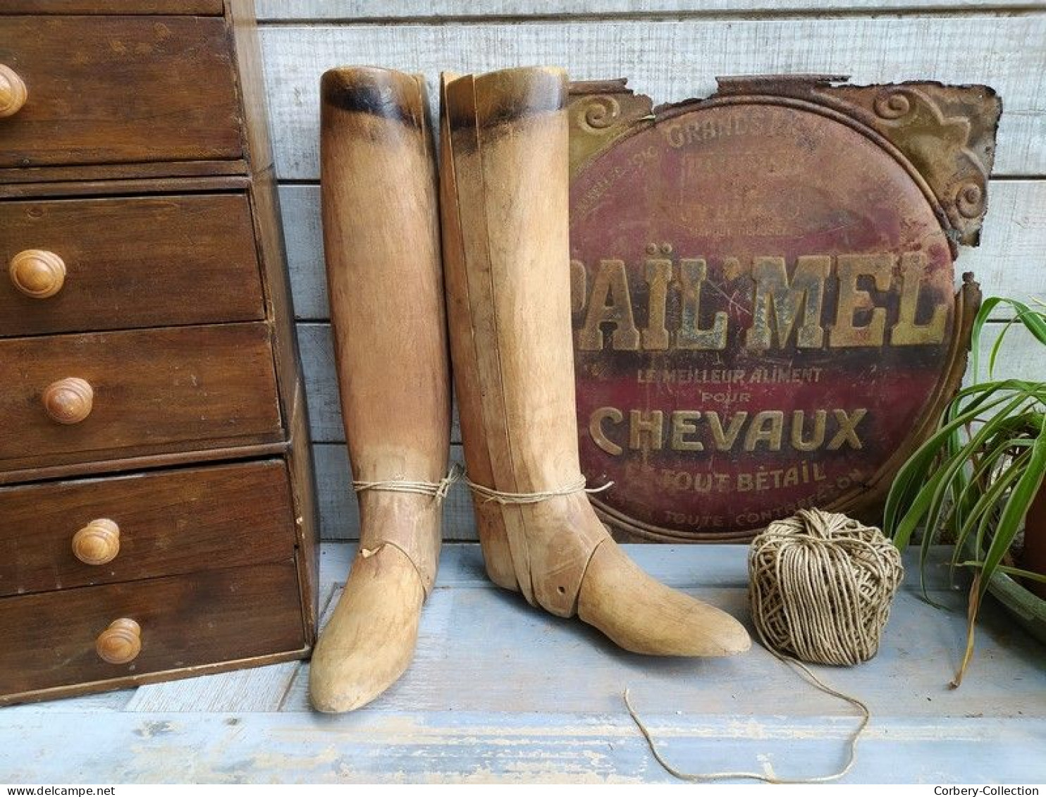 Anciens Embauchoirs De Bottes Bois - Autres & Non Classés