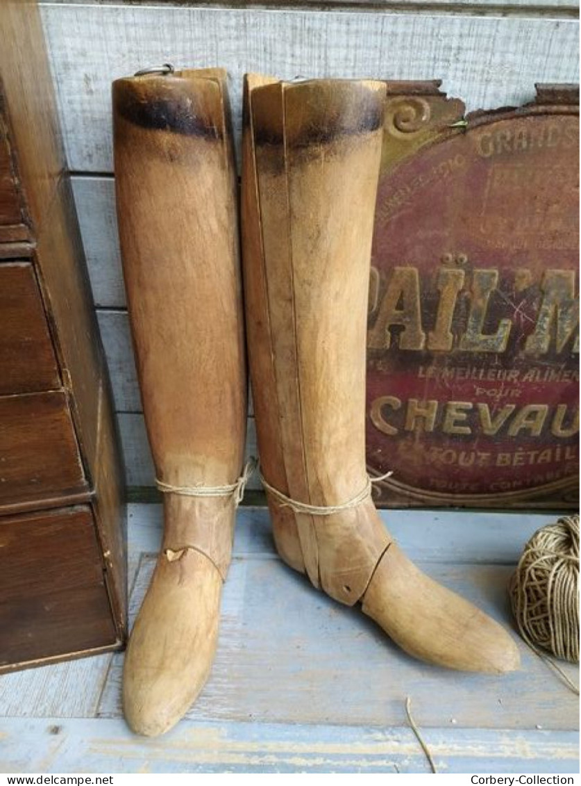 Anciens Embauchoirs De Bottes Bois - Altri & Non Classificati