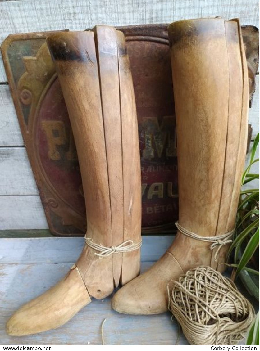 Anciens Embauchoirs de Bottes Bois