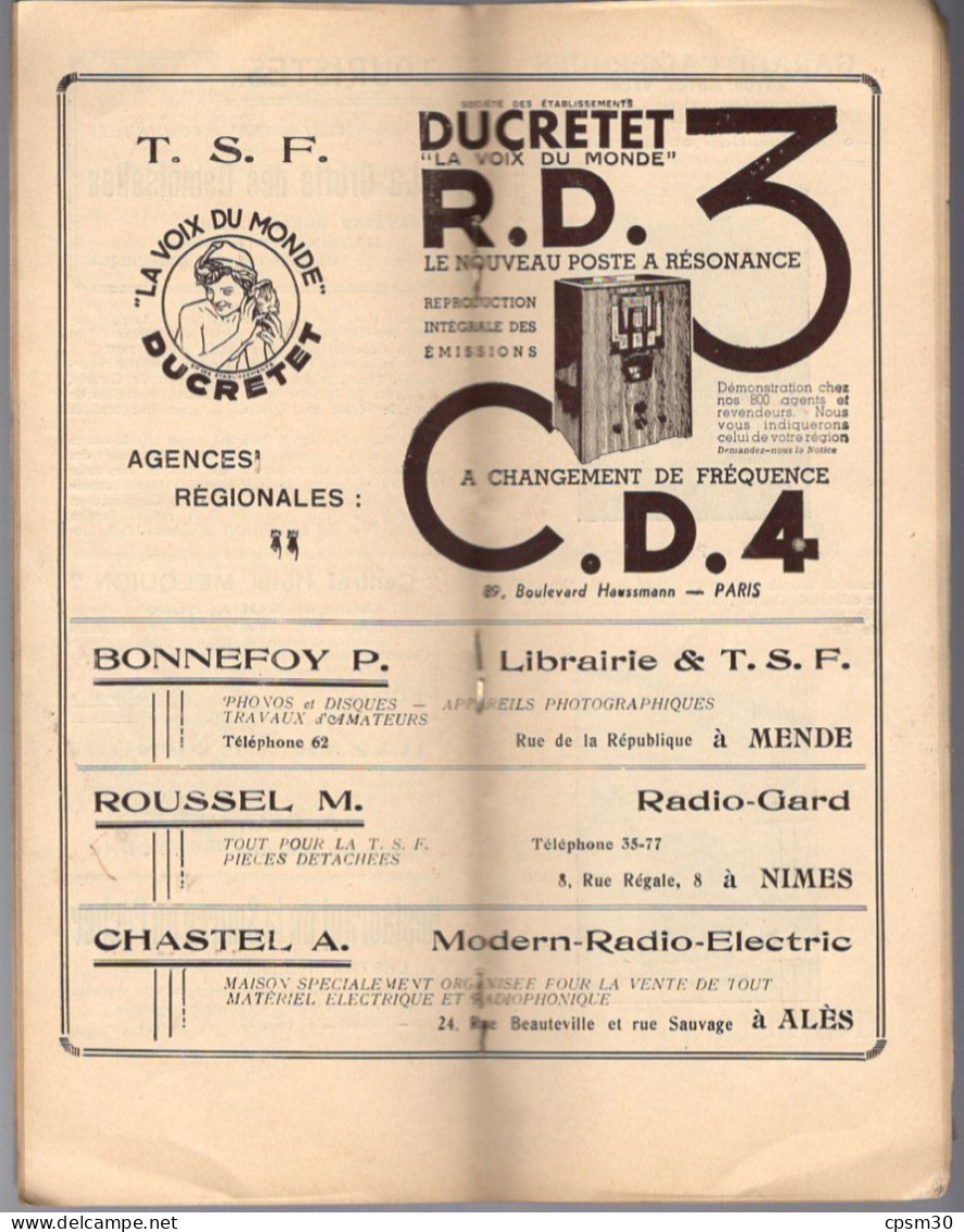 LIVRE - Guide Touristique Des Cévennes, 56 Pages, Environ 1930, Nombreux Plans - Languedoc-Roussillon