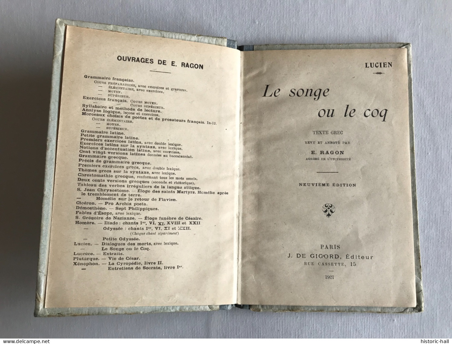 LE SONGE OU LE COQ - 1921 - LUCIEN - La Pleyade