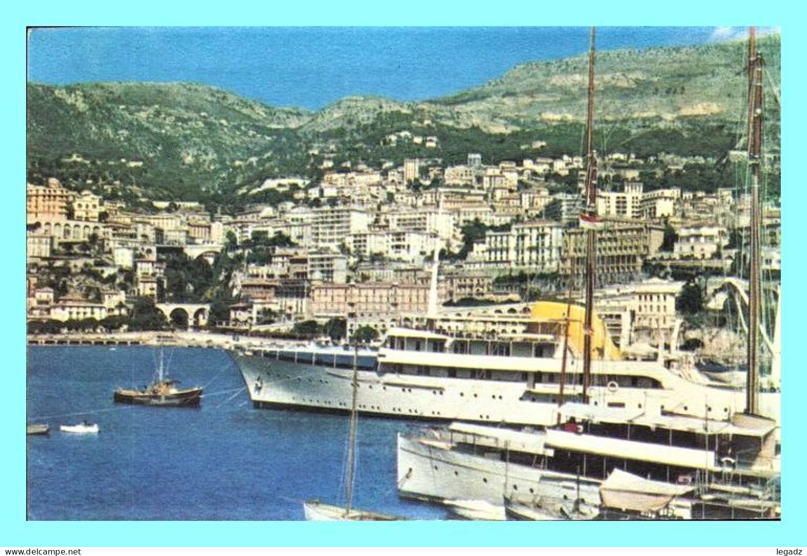 CPM Couleurs - Publicité Pelletier - Monaco - Le Port - Harbor