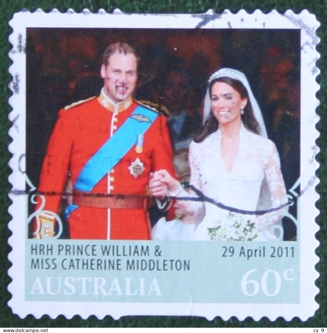 Prince William & Miss Catherine - Self-adhesive 2011 Mi 3563 Used Gebruikt Oblitere Australia Australien Australie - Used Stamps