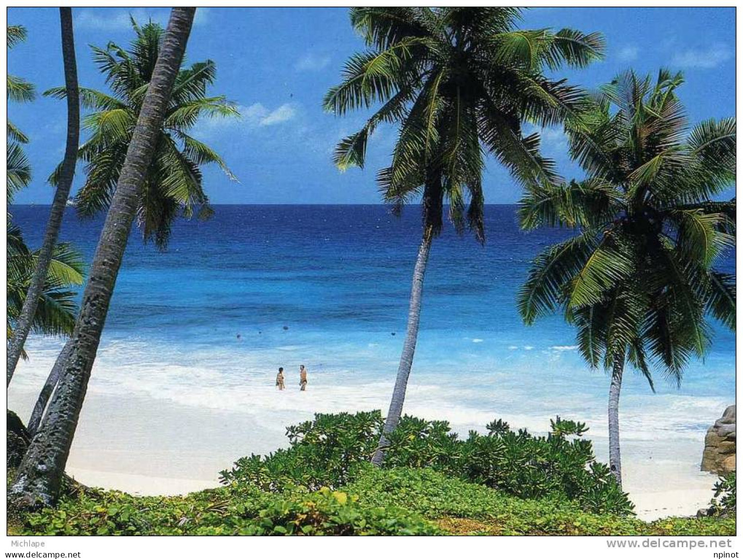 CPM  LA DIGUE SEYCHELLES ANSE BANANE PARFAIT ETAT - Seychelles
