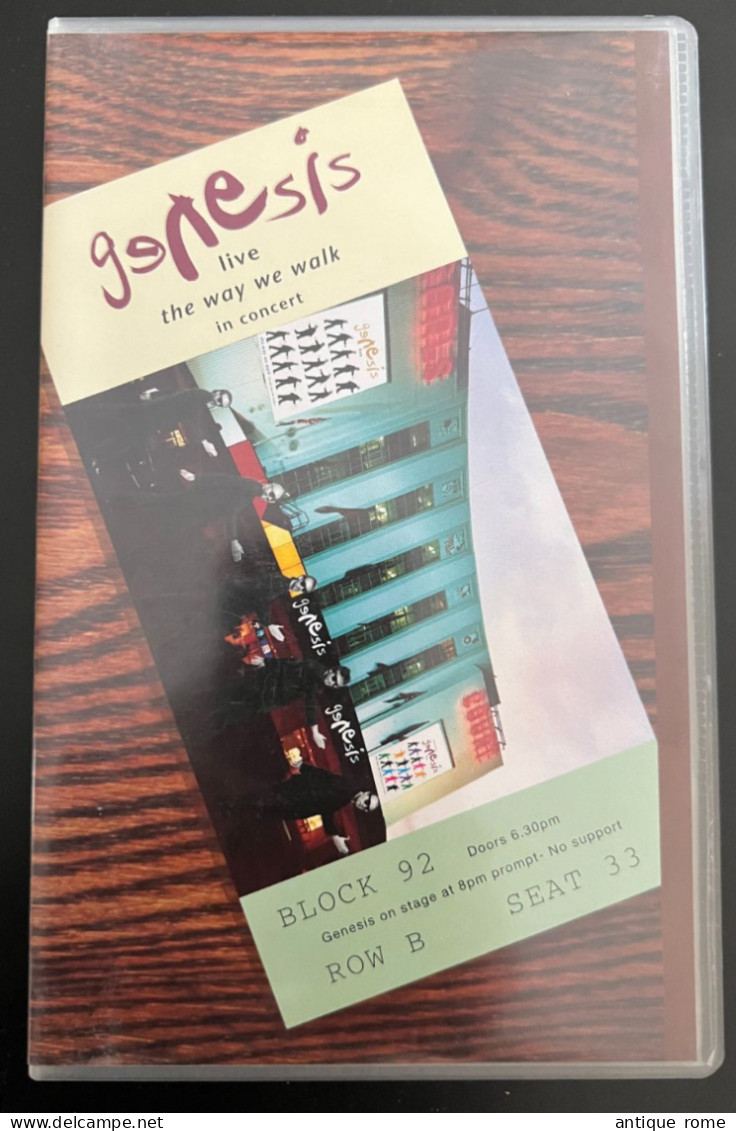 GENESIS_ VHS RARE Live The Way We Walk In Concert 1992 En Parfait Etat - Concert En Muziek