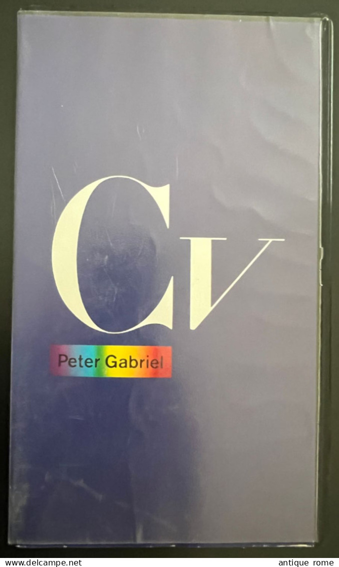 Peter GABRIEL_ CV (8 Clips Originaux) VHS 1987 En Bon Etat - Concert Et Musique