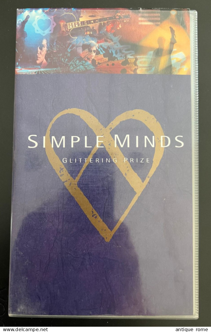 SIMPLE MINDS_ Lot 2 VHS Concert à VERONA 1990 & Glittering Prize 1981/1992 Is A Snapshot In Time...en Parfait Etat - Concert & Music