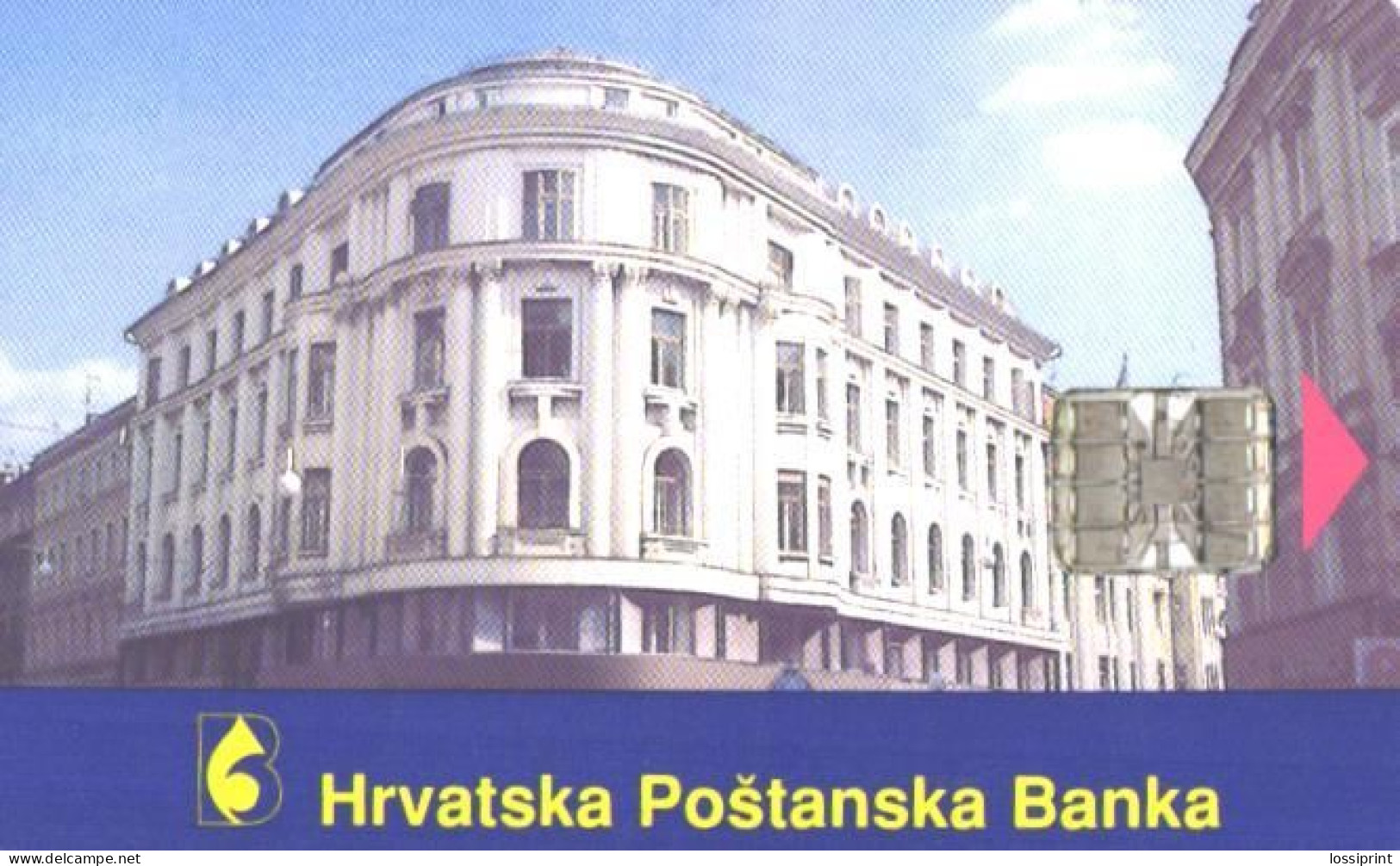 Croatia:Used Phonecard, HPT, 50 Impulses, Croatia National Bank, 1996 - Paysages