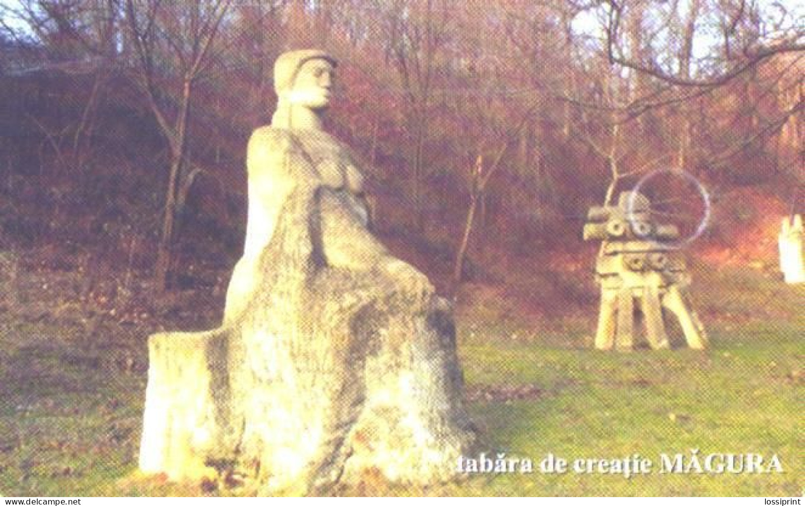 Romania:Used Phonecard, Romtelecom, 50000 Lei, Sculptures - Paysages