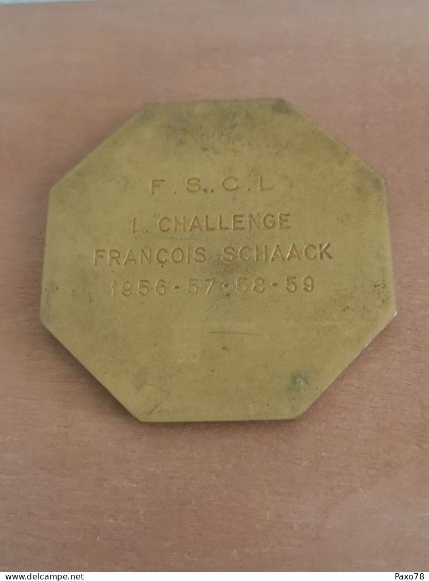 Luxembourg Médaille, Cyclisme, FSCL, 1er Challenge François Schaack 1956-57-58-59 - Andere & Zonder Classificatie