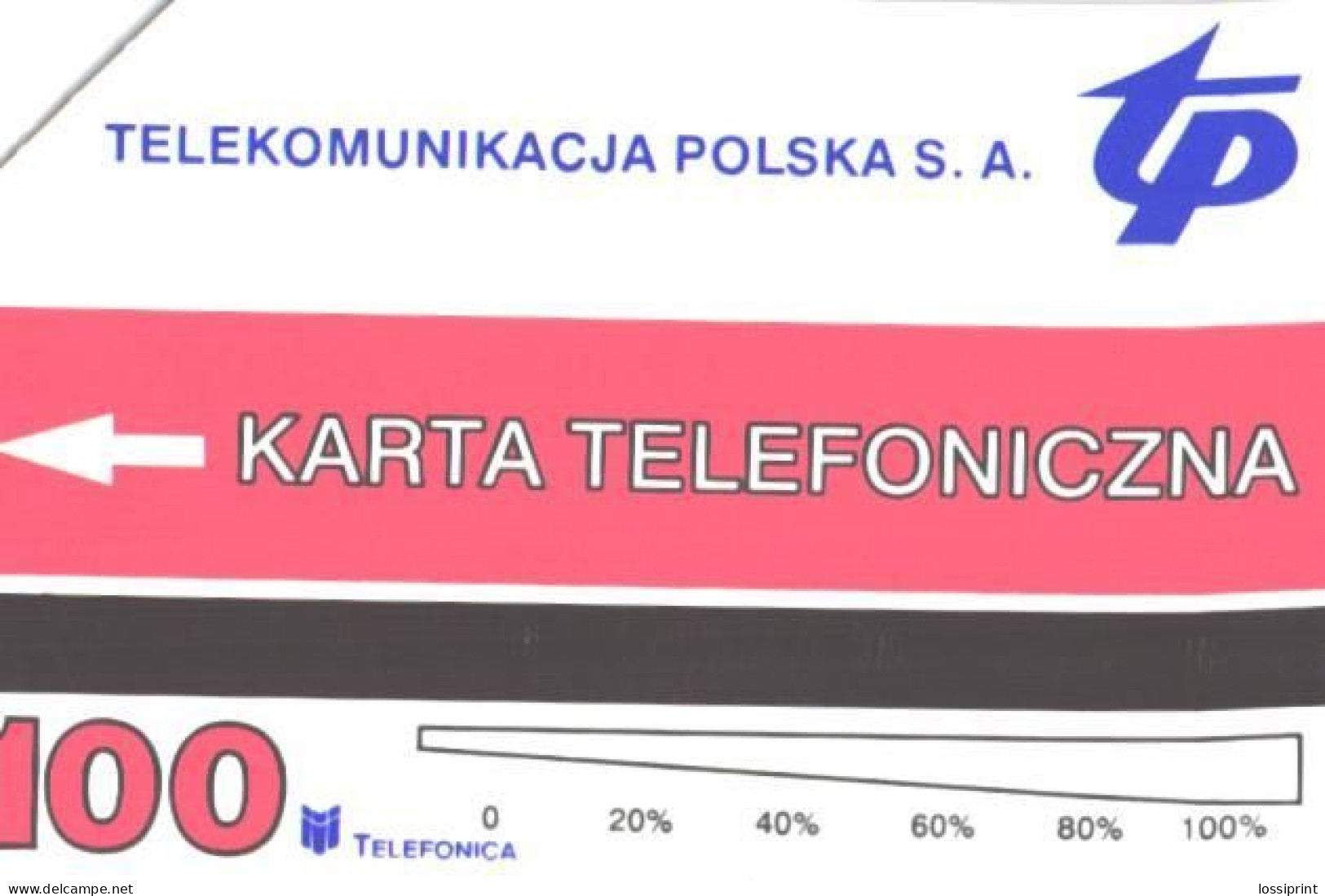 Poland:Used Phonecard, Telekomunikacja Polska S.A., 100 Units, Krakow, Cathedral - Landscapes