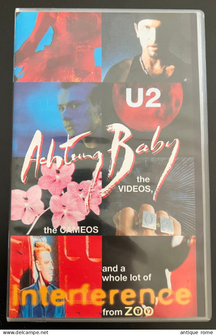 U2_ Lot De 3 Rares VHS The Unforgettable Fire Collection/ Blood Red Sky/ Achctung Baby ...en Parfait Etat - Concert & Music