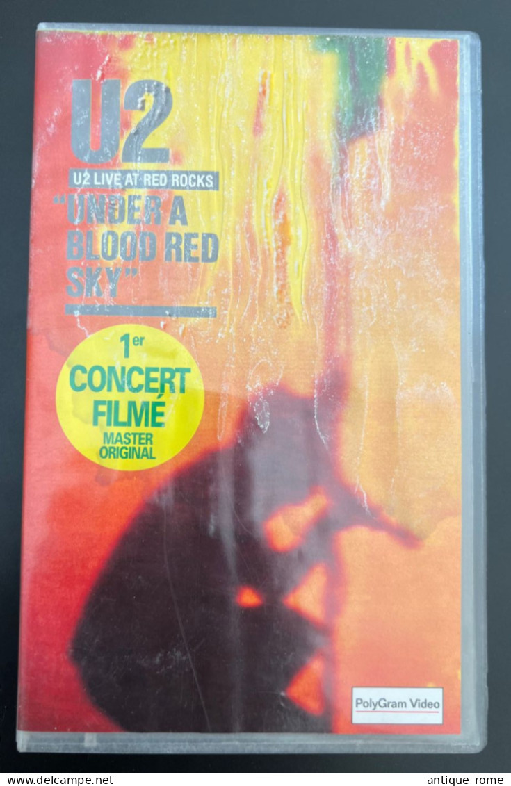 U2_ Lot De 3 Rares VHS The Unforgettable Fire Collection/ Blood Red Sky/ Achctung Baby ...en Parfait Etat - Concert & Music