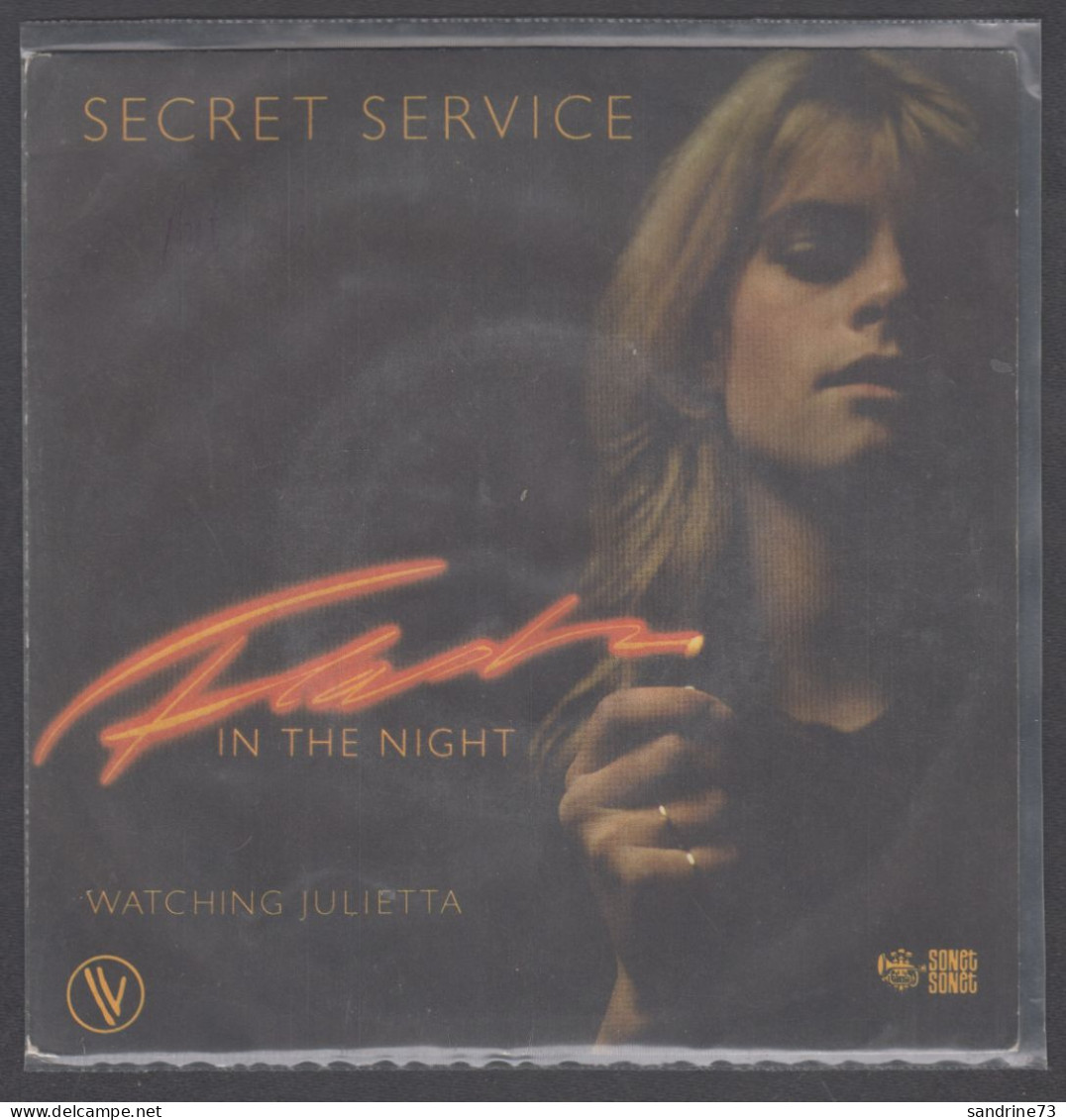 Disque Vinyle 45t - Secret Service - Flash In The Night - Dance, Techno & House