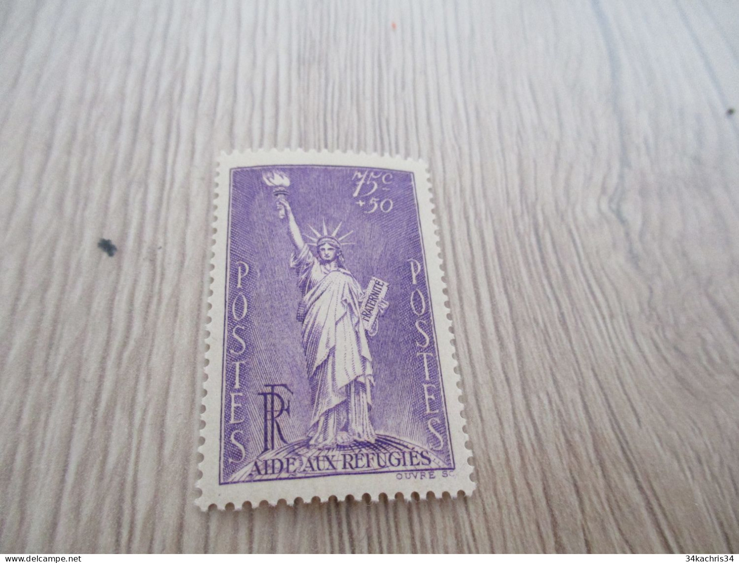 G1 TP France Sans Charnière N°309 State De L Liberté Bartoli - Unused Stamps