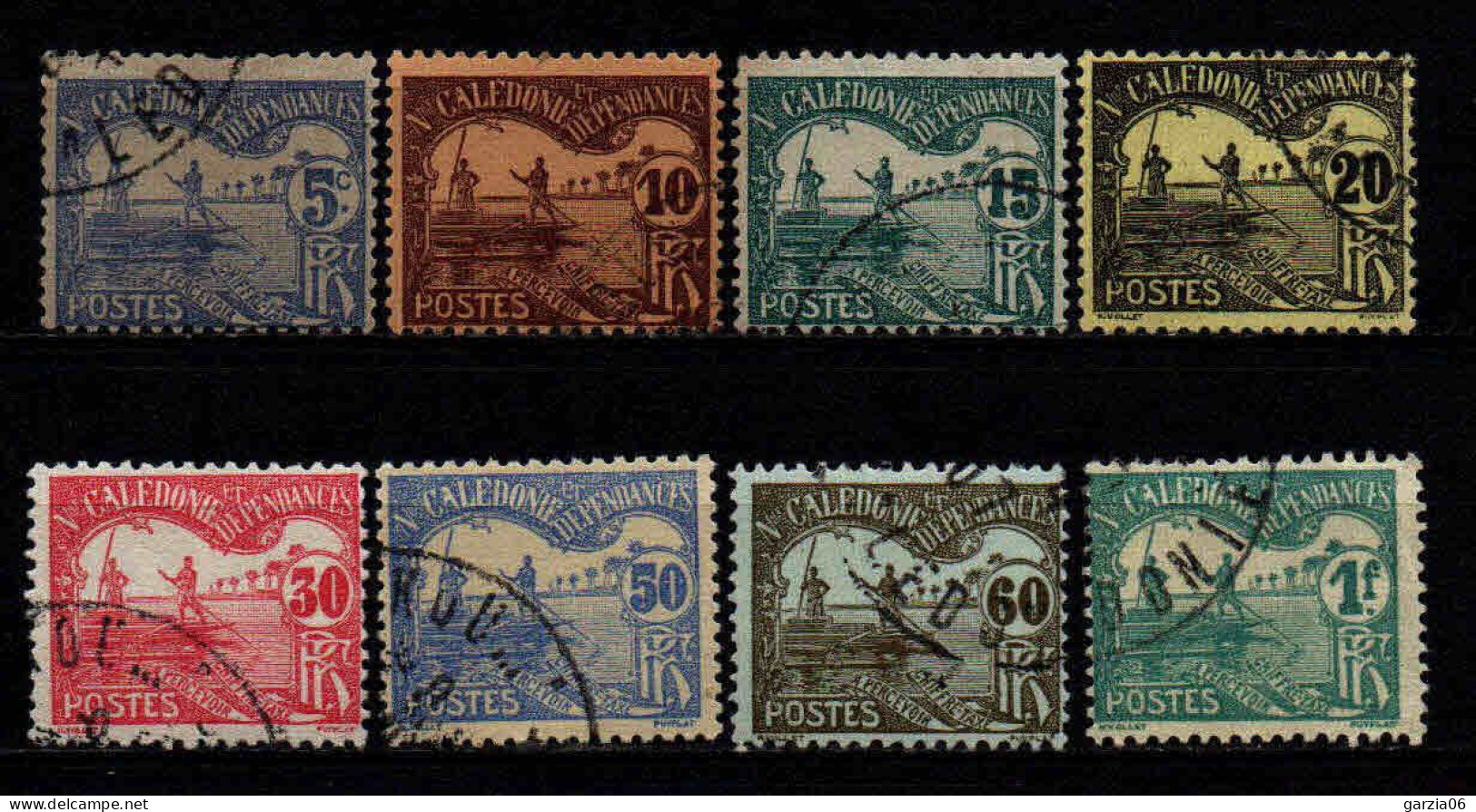 Nouvelle Calédonie - 1906 - Tb Taxe - N° 16 à 23  - Oblit- Used - Portomarken
